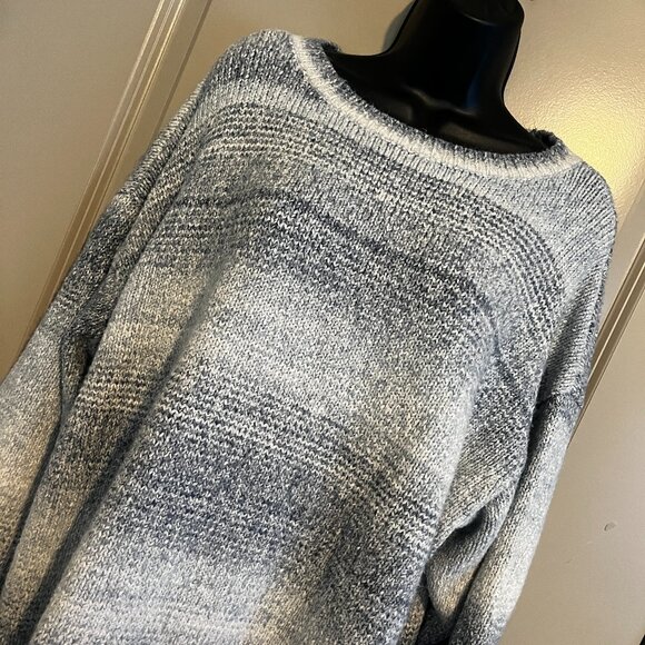 Women's Blue/Grey Chaps Sweater XXL - Picture 1 of 9
